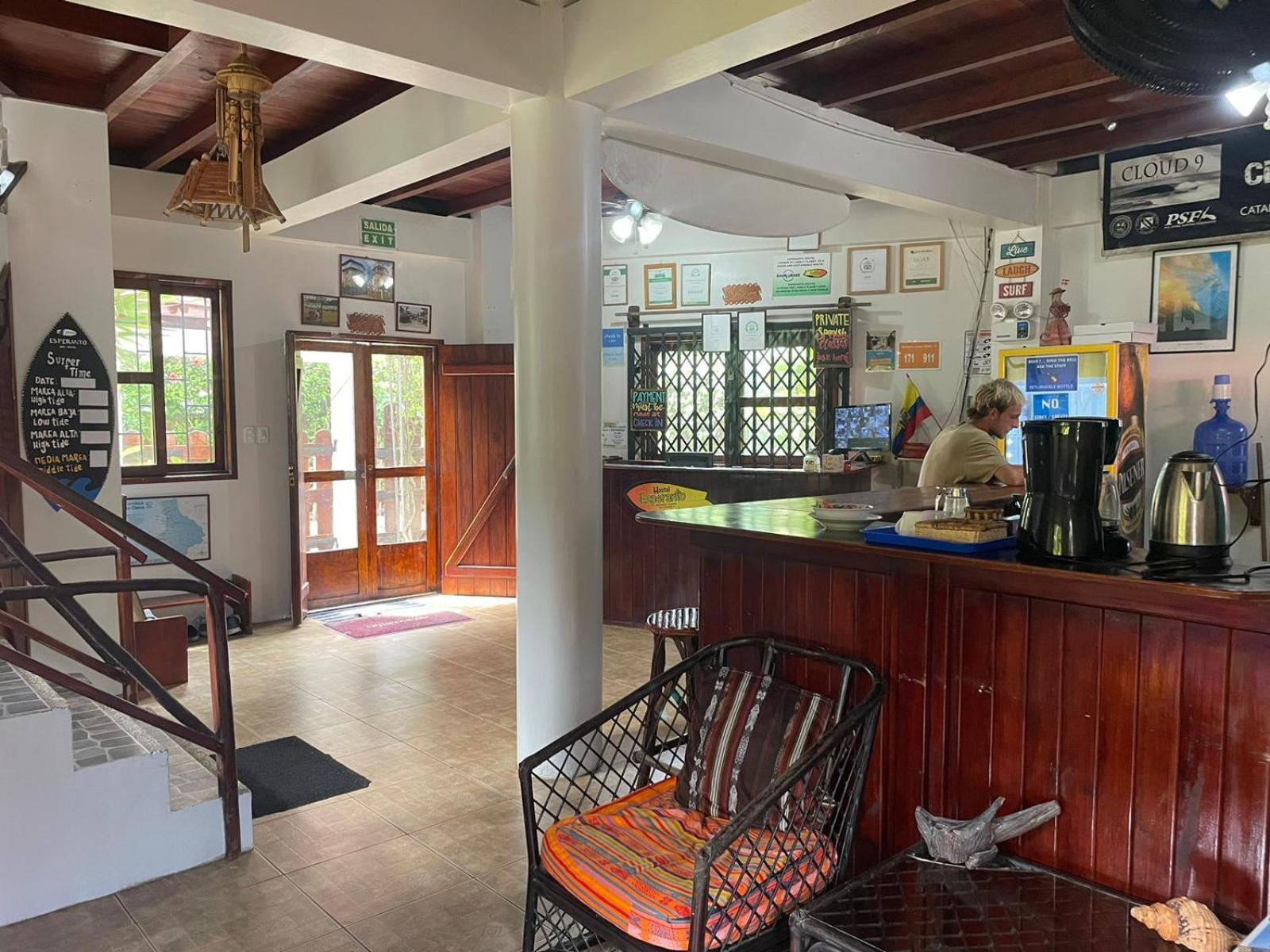 Esperanto Bed & Breakfast Surf Hostel Montañita Εξωτερικό φωτογραφία